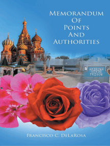 Memorandum Of Points And Authorities by Francisco C. DeLaRosa ...