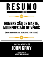 Resumo Estendido - Homens São De Marte, Mulheres São De Vênus (Men Are From Mars, Women Are From Venus) - Baseado No Livro De John Gray