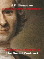 J.D. Ponce on Jean-Jacques Rousseau: An Academic Analysis of The Social Contract: Enlightenment Series, #1