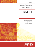 Bach Suites francesas BWV 812/817: Piano