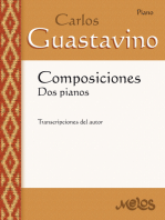 Composiciones : dos pianos Carlos A. Guastavino: Piano