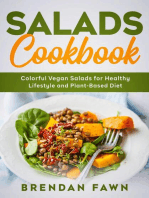 Salads Cookbook, Colorful Vegan Salads for Healthy Lifestyle and Plant-Based Diet