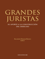 Grandes juristas: Su aporte a la construcción del Derecho