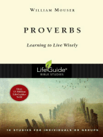 Proverbs: Learning to Live Wisely