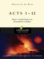 Acts 1–12: Part 1: God's Power in Jerusalem & Judea