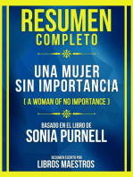 Resumen Completo - Una Mujer Sin Importancia (A Woman Of No Importance) - Basado En El Libro De Sonia Purnell