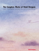 The Complete Works of Henri Bergson