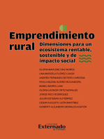 Emprendimiento rural: Dimensiones para un ecosistema rentable, sostenible y de impacto social