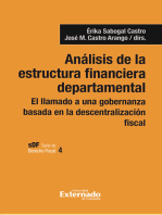 Análisis de la estructura financiera departamental: El llamado a una gobernanza basada en la descentralización fiscal