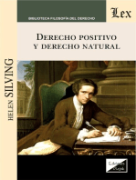 Derecho positivo y derecho natural