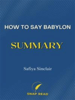 How to Say Babylon Summary: Safiya Sinclair