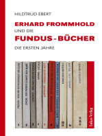 Erhard Frommhold und die Fundus-Bücher: Die ersten Jahre