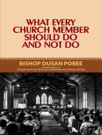 What Every Church Member Must Do And Not Do