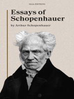 Essays of Schopenhauer: New Large Print Edition including a biographical note