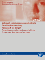 Pädagogik als Sorge?: Perspektiven erziehungswissenschaftlicher Frauen- und Geschlechterforschung