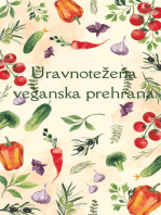 Uravnotežena veganska prehrana