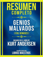 Resumen Completo - Genios Malvados (Evil Geniuses) - Basado En El Libro De Kurt Andersen: (Edicion Extendida)