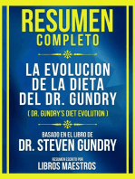 Resumen Completo - La Evolucion De La Dieta Del Dr. Gundry (Dr. Gundry's Diet Evolution) - Basado En El Libro De Dr. Steven Gundry: (Edicion Extendida)