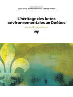 L’héritage des luttes environnementales au Québec