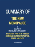 Summary of The New Menopause by Mary Claire Haver MD: Navigating Your Path Through Hormonal Change with Purpose, Power, and Facts