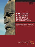 Karl Marx: Ensayo de biografía intelectual