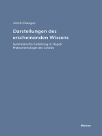 Darstellungen des erscheinenden Wissens: Systematische Einleitung in Hegels Phänomenologie des Geistes