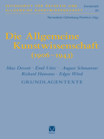 Die Allgemeine Kunstwissenschaft (1906-1943). Band 2: Max Dessoir – Emil Utitz – August Schmarsow – Richard Hamann – Edgar Wind. Grundlagentexte