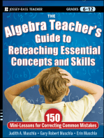 The Algebra Teacher's Guide to Reteaching Essential Concepts and Skills: 150 Mini-Lessons for Correcting Common Mistakes