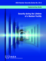 Security During the Lifetime of a Nuclear Facility