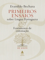 Primeiros ensaios sobre Língua Portuguesa: Fenômenos de entonação