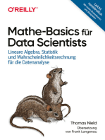 Mathe-Basics für Data Scientists: Lineare Algebra, Statistik und Wahrscheinlichkeitsrechnung für die Datenanalyse