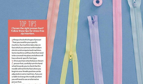 Know Your Zip Feet - Simply Sewing | Everand