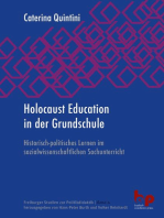 Holocaust Education in der Grundschule: Historisch-politisches Lernen im sozialwissenschaftlichen Sachunterricht