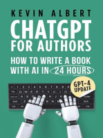 ChatGPT for authors: How to write a book with ChatGPT in 24 hours