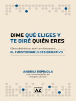 Dime qué eliges y te diré quién eres: Cómo administrar, analizar e interpretar el cuestionario desiderativo