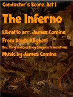 The Inferno, a New Opera, Act One, Conductor's Score