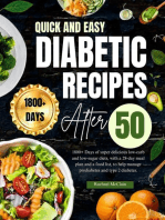 Quick and Easy Diabetic Recipes After 50