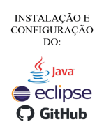Instalação E Configuração - Java, Eclipse E Github