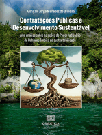 Contratações Públicas e Desenvolvimento Sustentável:  uma análise sobre as ações do poder judiciário da Bahia no âmbito da sustentabilidade