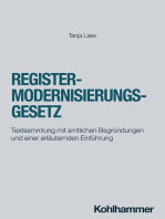 Registermodernisierungsgesetz: Textsammlung mit amtlichen Begründungen und einer erläuternden Einführung