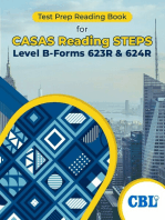 Test Prep Reading Book for CASAS Reading STEPS Level B, Forms 623R & 624R