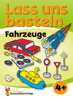 Lass uns basteln – Bastelbuch ab 4 Jahre – Fahrzeuge