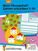 Mein Übungsheft Zahlen schreiben 1-10 – Schulanfang