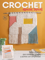 Crochet especial tapices: Bellos diseños que combinan hilados y puntos con simplicidad