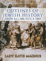Outlines Of Jewish History From B.C. 586 to C.E 1885