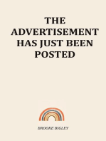 The Advertisement Has Just Been Posted
