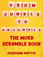 Jumble to Unjumble: The Word Scramble Book