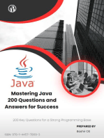Mastering Java: A Golden Collection of Questions & Answers for Success: Java: 200 Key Questions for a strong programming base