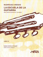 La escuela de la guitarra: Libro VII (Estudios completos de las Escalas, Arpégios y Ejercicios en Terceras, Sextas, Octavas y Décimas)