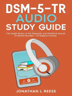 DSM-5-TR Audio Study Guide Full Length Review of the Diagnostic and Statistical Manual of Mental Disorders - All Subjects Covered